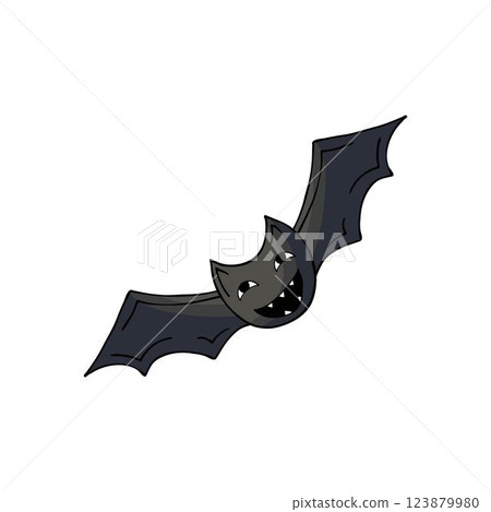 Halloween illustration in hand draw style. Element of your design Halloween illustration in hand draw style. Element of your design 123879980