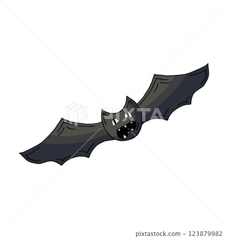 Halloween illustration in hand draw style. Element of your design 123879982