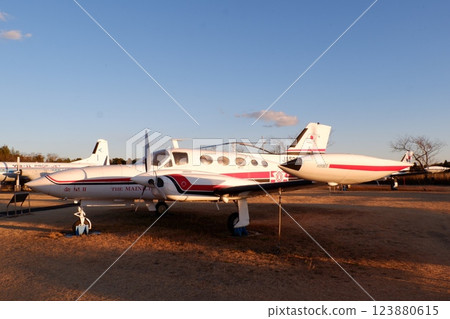Cessna 421 Golden Eagle on display at the Museum of Aeronautical Sciences 123880615