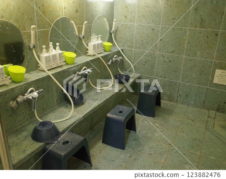 Scenery of the fishing fire washing area_Hakodate 123882476