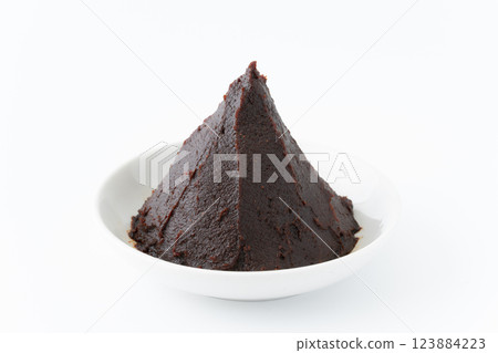 盤子裡的紅味噌湯 盤子裡的紅味噌湯 123884223
