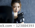 一個女人誰做拳擊 123884393