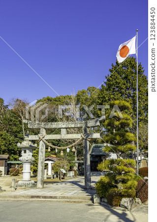 山口縣防府市玉增神社鳥居 山口縣防府市玉增神社鳥居 123884450