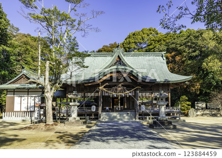 防府玉增神社,拜殿,山口縣防府市 防府玉增神社,拜殿,山口縣防府市 123884459