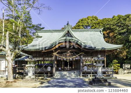 防府玉增神社,拜殿,山口縣防府市 防府玉增神社,拜殿,山口縣防府市 123884460