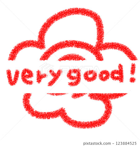 手繪花圈，可愛的透明背景插圖。 123884525