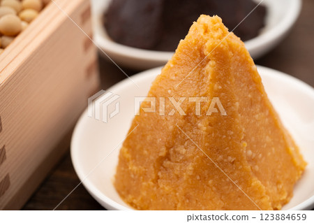 米味噌(白色)的特寫 米味噌(白色)的特寫 123884659
