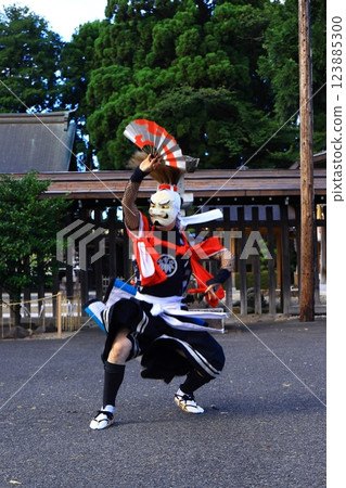 Iwate Prefecture Folk Performing Arts Performance: Onikenmai Iwate Prefecture Folk Performing Arts Performance: Onikenmai 123885300