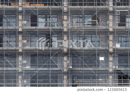 公寓正在建設中 123885615