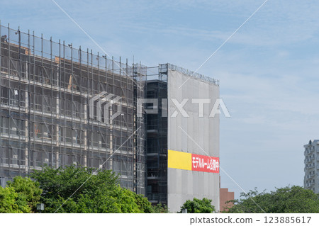 Model rooms for apartments under construction are now open to the public 123885617