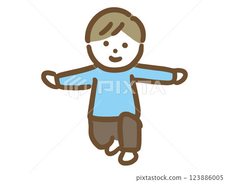 一個為安全而擺姿勢的男人 一個為安全而擺姿勢的男人 123886005