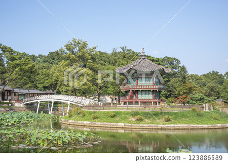 韓國首爾景福宮花園 123886589