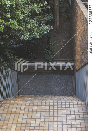 Ikebukuro Sunshine City retro tiled stairs Ikebukuro Sunshine City retro tiled stairs 123886875