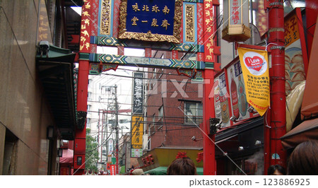 Landscape @Yokohama Chinatown / Scenery of Yokohama Chinatown ~ Walking around Yokohama Chinatown Landscape @Yokohama Chinatown / Scenery of Yokohama Chinatown ~ Walking around Yokohama Chinatown 123886925