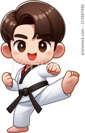 Taekwondo 123887486