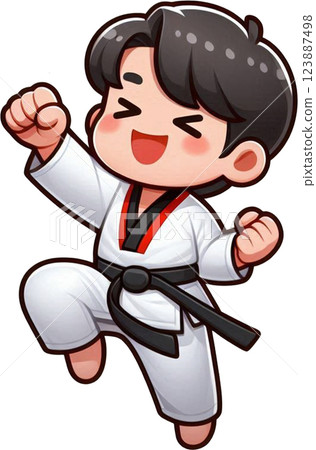 Taekwondo 123887498