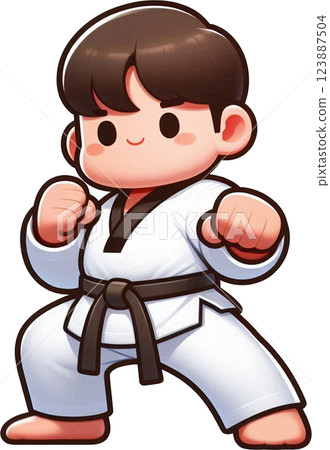 Taekwondo 123887504