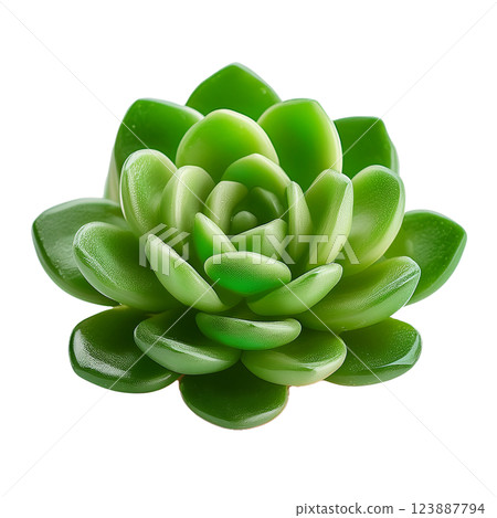 Succulent plant graphic material (JPEG/PNG) 123887794