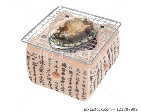 烤鮑魚（桌上炭火烤） 123887999