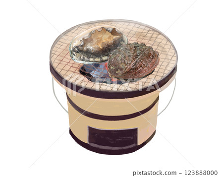 烤鮑魚（炭火烤） 123888000