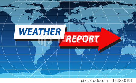 Global Weather Report Illustration 123888191