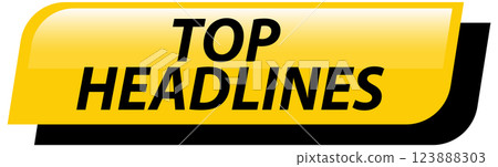 Bold News Headline Banner Design 123888303
