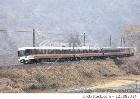 [JR東海] 冬季383系列特快「信濃」（中央線：倉本～鬚原） 123888314