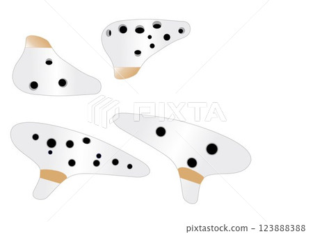 Illustration of ocarina 123888388