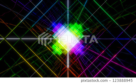 Brightly coloured abstract Brightly coloured abstract 123888945