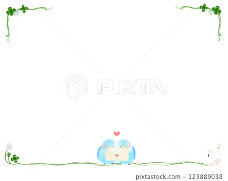 藍鳥快樂框架圖 123889038