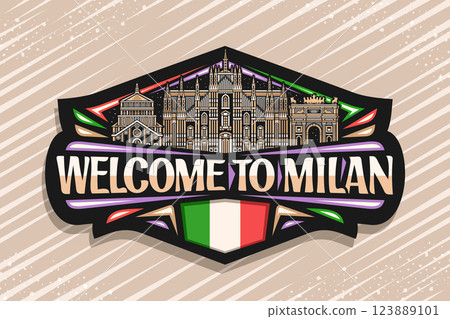 Vector logo for Milan 123889101