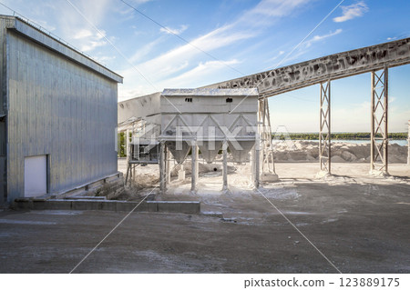 Part of a small cement factory Part of a small cement factory 123889175