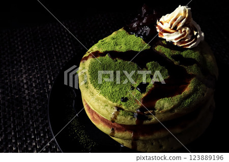 Matcha pancake Matcha pancake 123889196