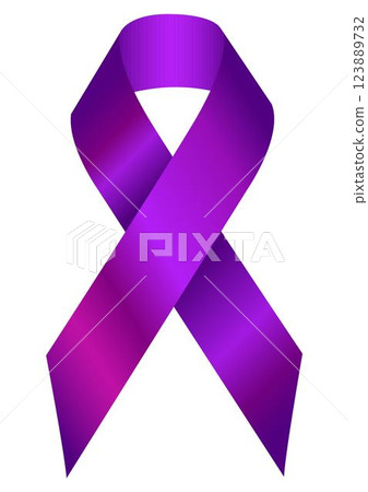 Realistic Awareness Purple ribbon. World International Womens Day, Animal Abuse, Crohns Disease, Alzheimers, Anti-Violence Day concept. 3d tape . Design Template for poster, Website Magazine Realistic Awareness Purple ribbon. World International Womens Day, Animal Abuse, Crohns Disease, Alzheimers, Anti-Violence Day concept. 3d tape . Design Template for poster, Website Magazine 123889732