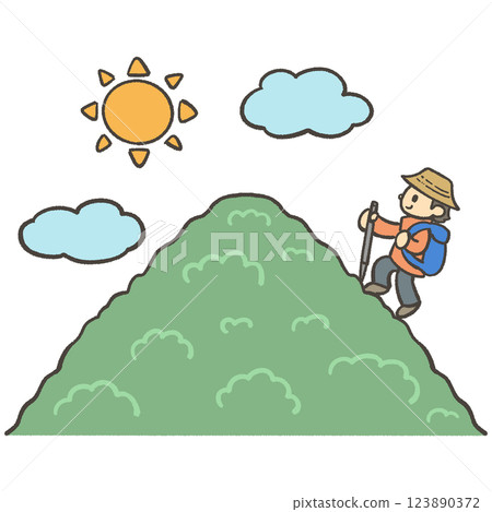 hiker 123890372