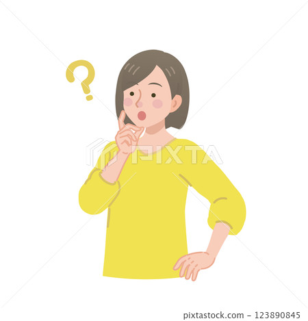 Woman wondering 123890845