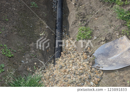 田間涵洞排水管道施工 田間涵洞排水管道施工 123891833
