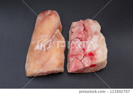 Pig's trotters (frozen) 123892787