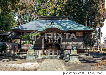 佐竹正義捐贈頭盔的兜神社本殿 [茨城縣日立大宮市] 123893528