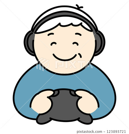 電競前輩插畫 電競前輩插畫 123893721