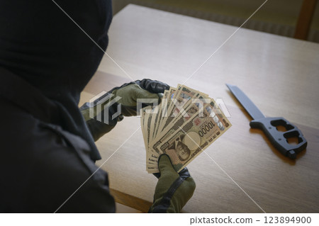 Image of illegal part-time job (robbery) 123894900