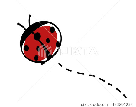 瓢蟲手繪 123895235
