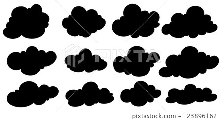Doodle sketch style of Hand drawn Clouds cartoon vector illustration for concept design. Doodle sketch style of Hand drawn Clouds cartoon vector illustration for concept design. 123896162