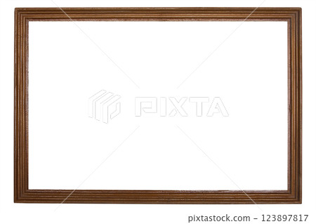 picture frame isolated on white background 123897817