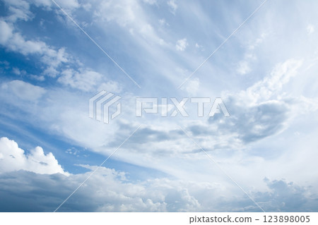 Blue sky background with white clouds Blue sky background with white clouds 123898005