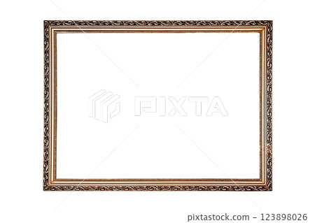 picture frame isolated on white background 123898026