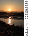 Beautiful sunrise in Kyoto 123898486