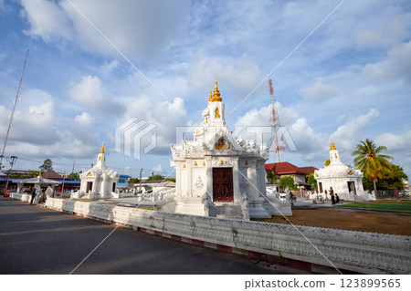 Religion behind the city of Nakhon Si Thammarat Provinc Religion behind the city of Nakhon Si Thammarat Provinc 123899565