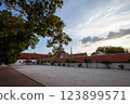 Wat Phra Mahathat Woramahawihan, the main temple in Nakhon Si Thammarat province,Southern Thailand. 123899571