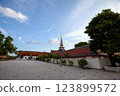 Wat Phra Mahathat Woramahawihan, the main temple in Nakhon Si Thammarat province,Southern Thailand. 123899572